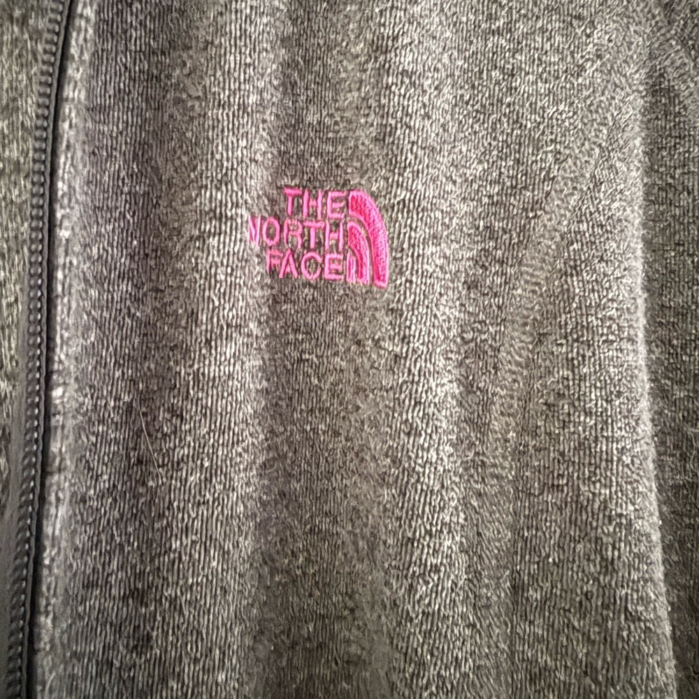 The North Face women’s Gray hooded full zip Jacket XL